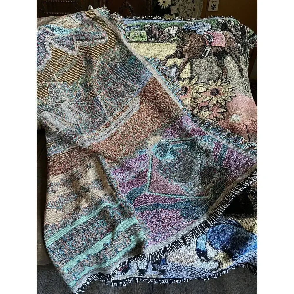Pure Country Weavers Maryland Cotton Treasure Of The Chesapeake Tapestry Throw